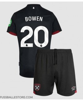 Günstige West Ham United Jarrod Bowen #20 Auswärts Trikotsatzt Kinder 2024-25 Kurzarm (+ Kurze Hosen)